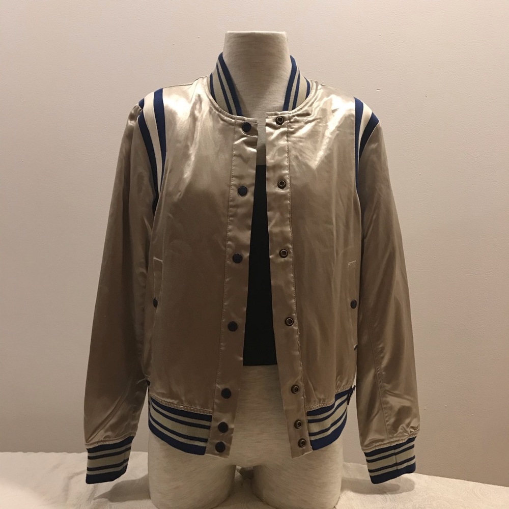 SOLD ON MERCARI!!! Scotch and Soda satin varsity - Picture 2 of 14